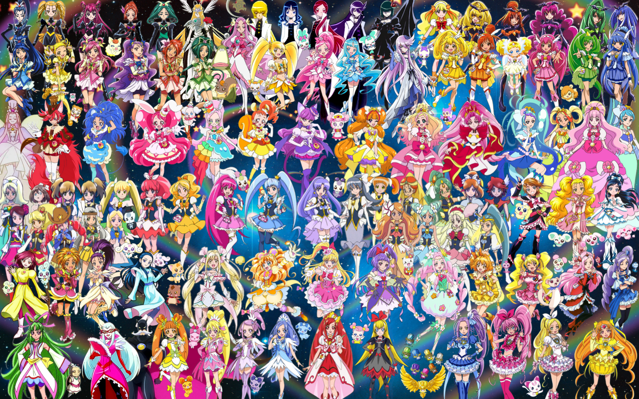 The Pretty Cure franchise has introduced a few characters over the years. 